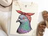 Pigeon Bandana Shirt, Vintage Dove Lover Gift Shirt
