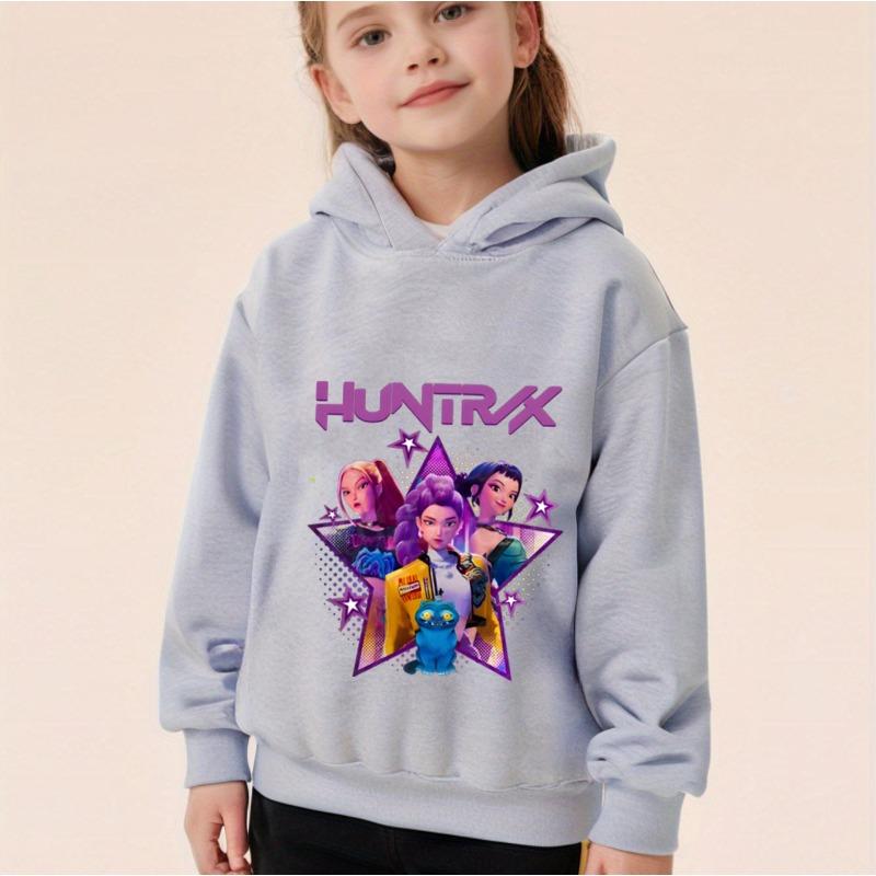 KPop Demon Hunters Kids Hoodies Girls Clothes Children Movie New Sweatshirt Long Sleeve Pullover K-Pop Demon Hunters Casual Tops