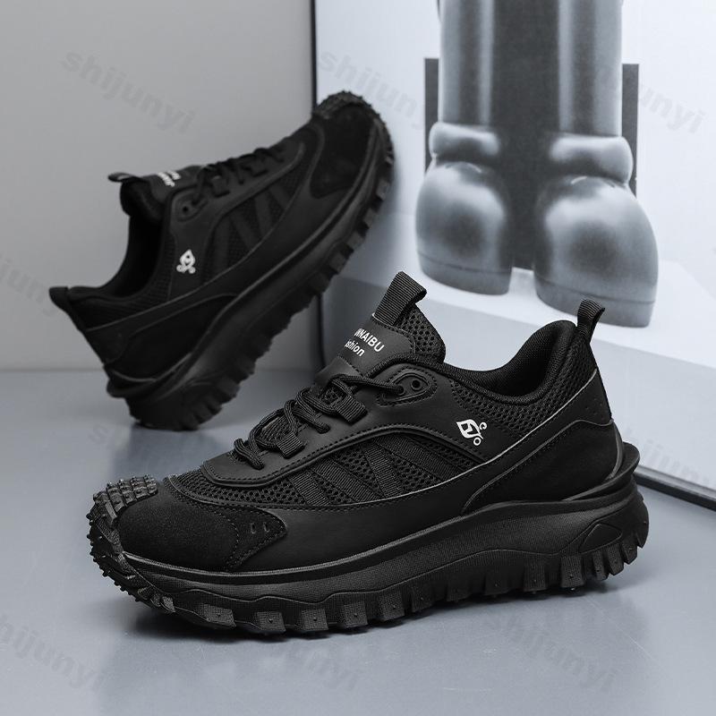 Klobige Sneaker Lässiger Sneaker Herren Laufschuhe Atmungsaktives Mesh Bequeme Plattform Designer 2025 Rutschfester Sportschuh