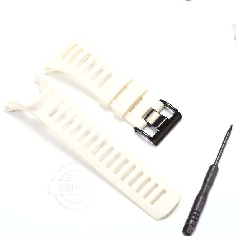 Rubber Strap Suitable For Suunto Ambit 2 2S 2R Ambit3 3S 3R Peak Outdoor Sports Waterproof Silicone Replacement Watch Band
