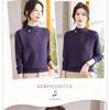 Autumn Thick Knit Lapel Sweater for Middle-Aged Women 50+