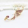 1Pc Ear Cuff Clamp Fine Workmanship Anti Rust Jewelry Rhinestone Butterfly Wing Ear Cuff Clip Earring for Club