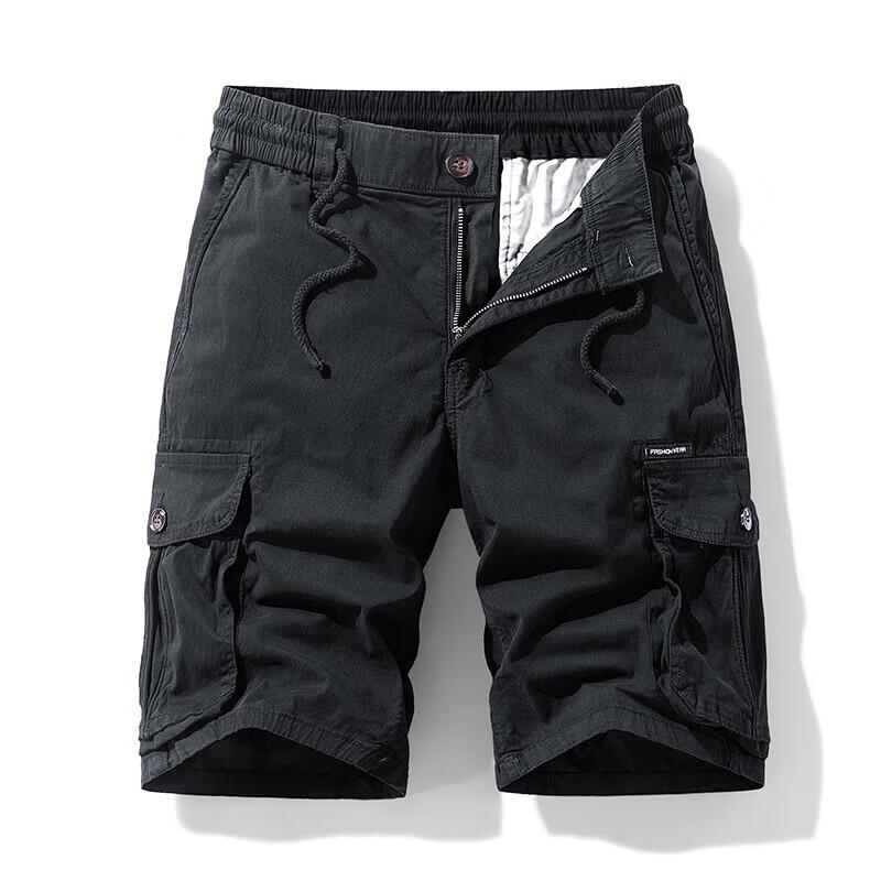 Men's Casual Cargo Shorts with Large Pockets
