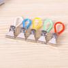 10pcs Sturdy Metal Materials Towel Clip With Hanging Hoop Portable for Kitchen Bathroom and Household Daily Use