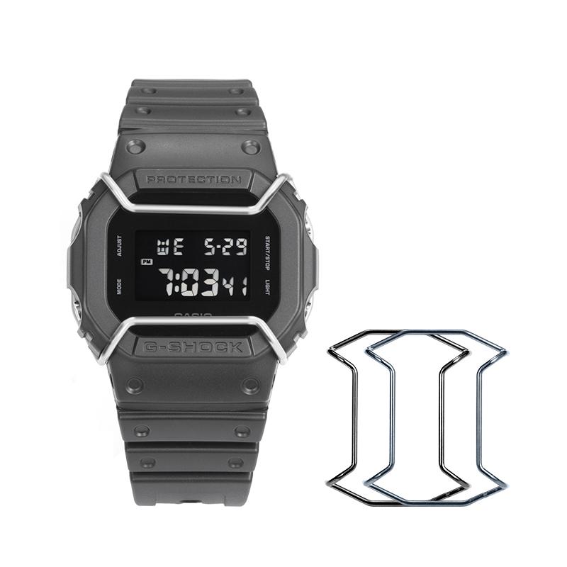 

CASIO Custom Collection Электронные часы Унисекс Черный циферблат DW-5600BB-1A(Команда788--) Black Silver