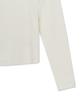 Emelbi Women'S Basic Slim Semi-Crop Square Neck Long Sleeve T-Shirt Ny (Cream)