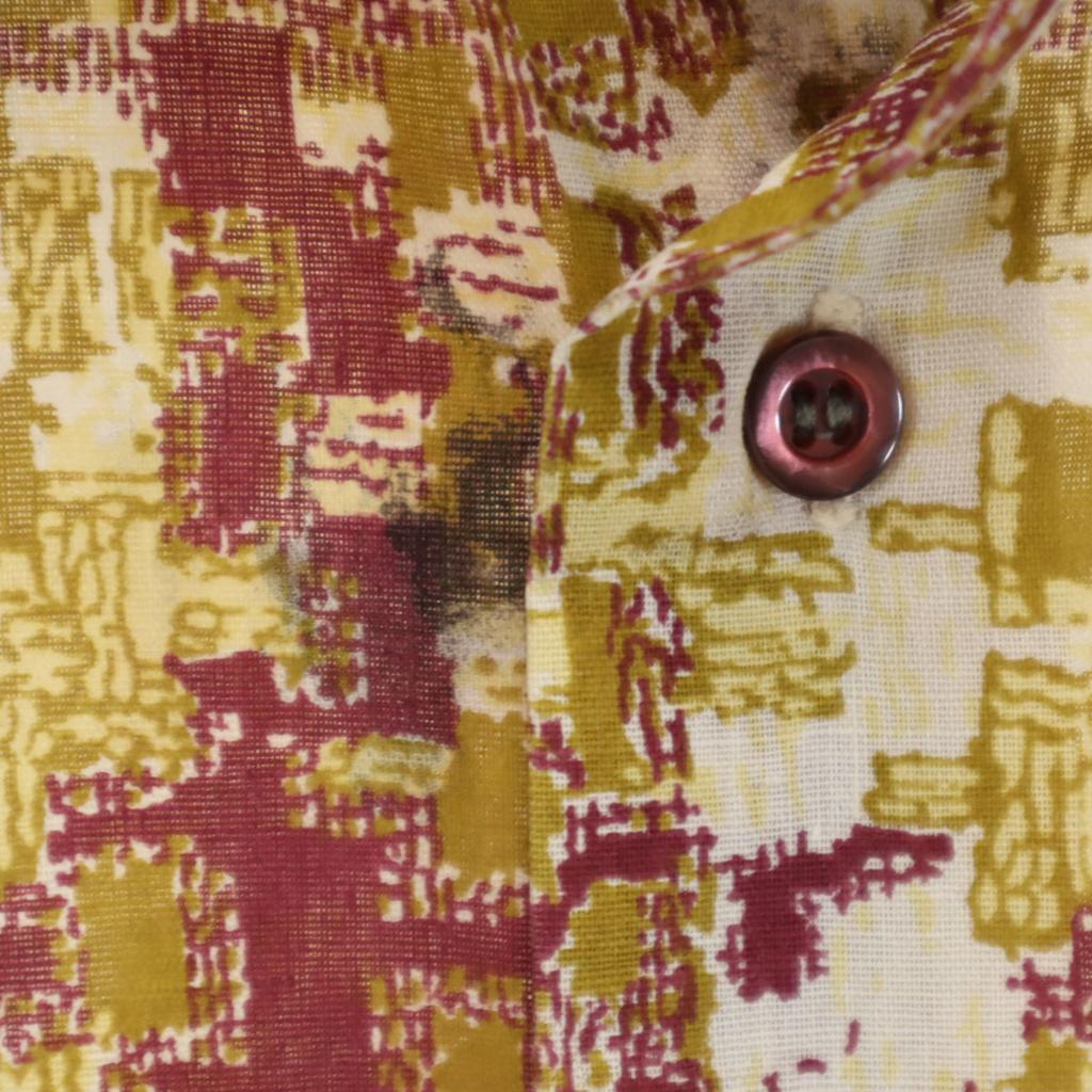 Cambridge 70s Vintage Overall Handle Long Sleeve Shirt L Bordeaux Men's Used