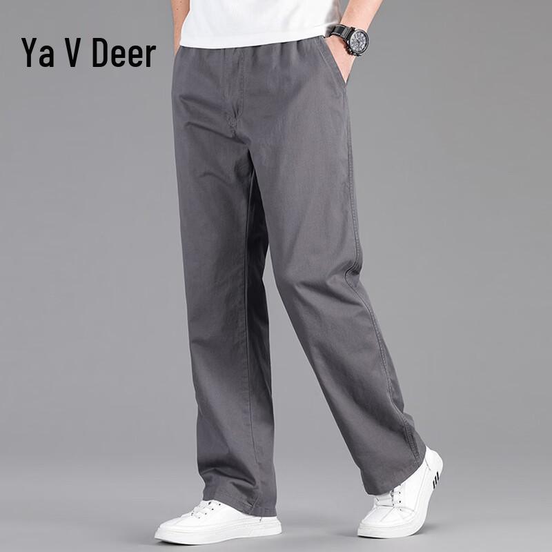 Yalu Men s Loose Straight Leg Cotton Work Pants L