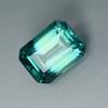 Fabulous Natural Bluish Green Sapphire 8.56 Ct Emerald Cut Certified Gemstone