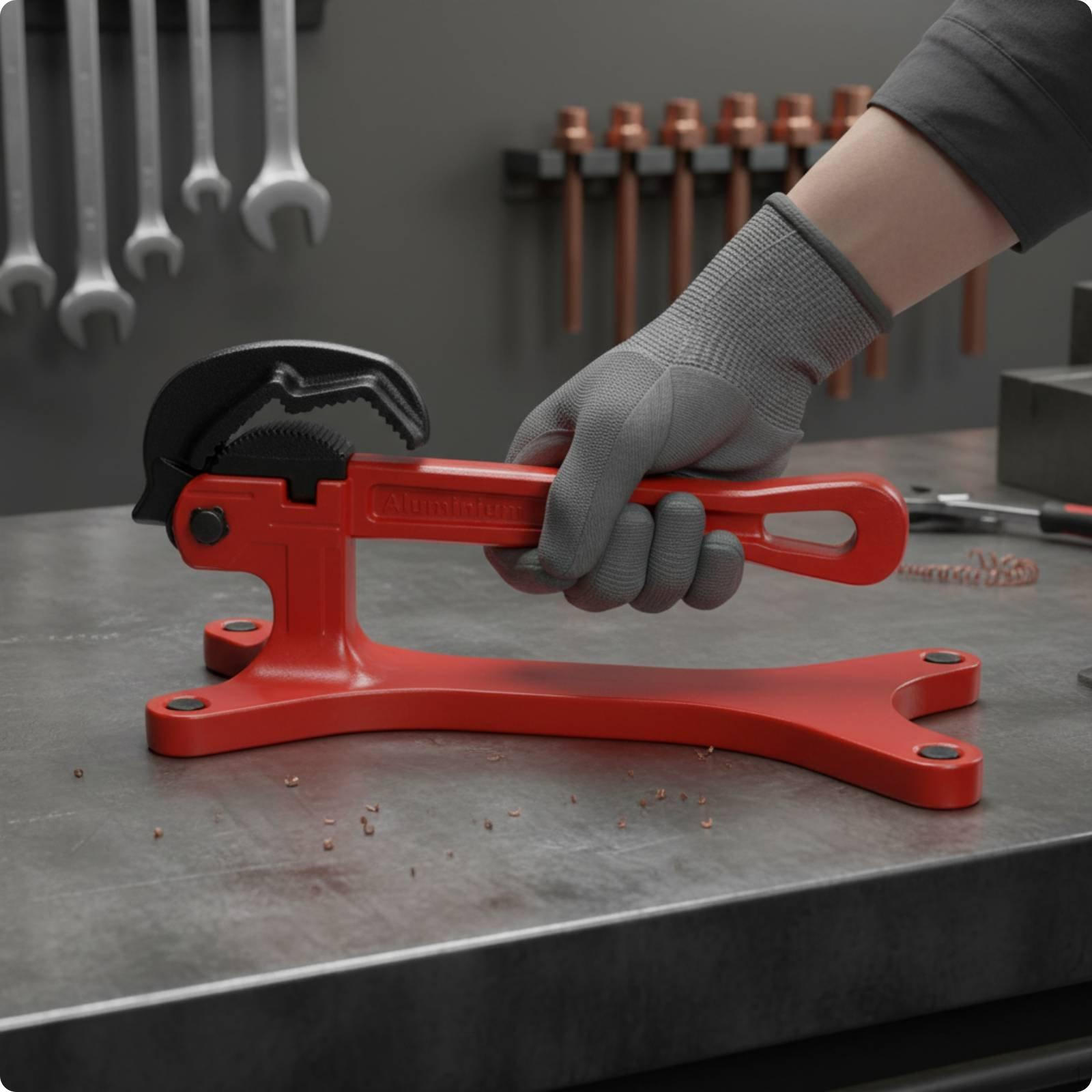 SelfLocking Pipe Wrench Portable Automatically Adjusting Heavy Duty Hand Tool for