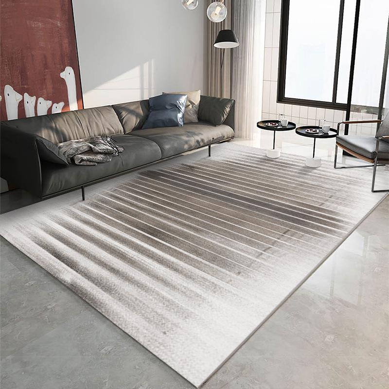 Japanese Style Quiet Wind Living Room Carpet Floor Mat Nordic Geometric Luxury Carpet Full Bedding Household Room Bedside Carpet