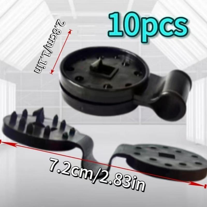 

Black Shade Cloth Clips Shade Fabric Clamp Accessories Grommets For Net Mesh Cover Sunblock Fabric In Garden Backyard Greenhouse