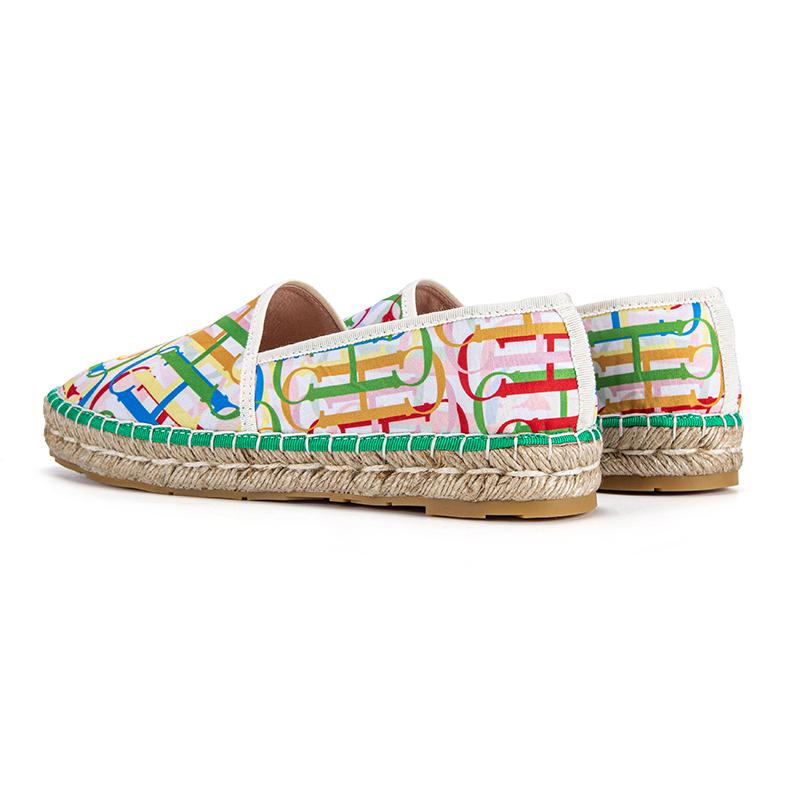 

Loafers Women s Casual Shoes Flat Cloth Shoes Hemp Rope Woven Shoes Girls Personalised Colourful Shoes 43