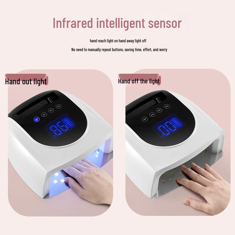 X30 Rechargeable 96W Portable Nail Gel Lamp - High Power Electroplated Nail Dryer