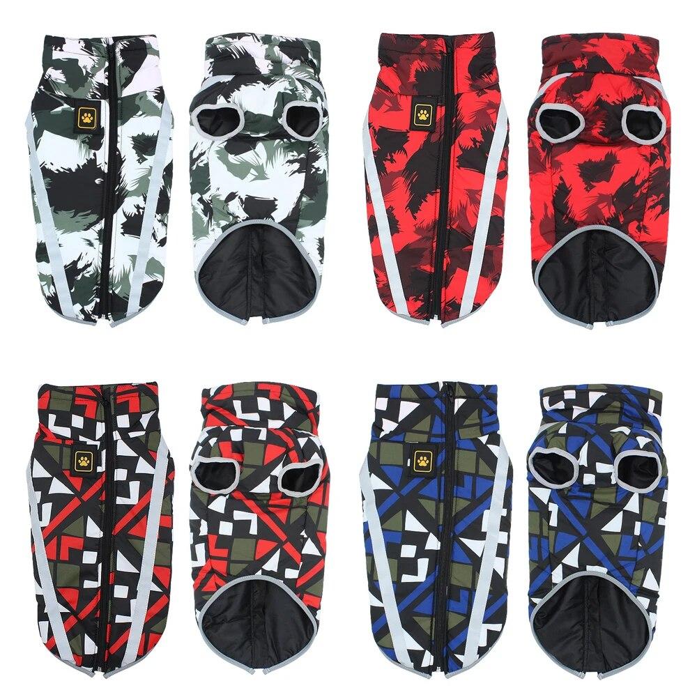 Wasserdichte Große Hundejacke Winter Warm Haustier Hundekleidung Für Kleine Hunde Welpenmantel Chihuahua Mops Labrador Französische Bulldogge Kleidung