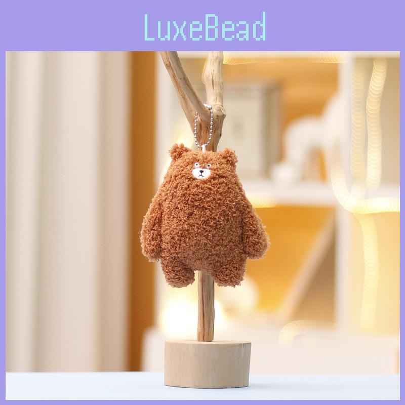 Plush Bear Cute Toy With Pp Cotton Filling Ideal For Gift And Keychain Hangings