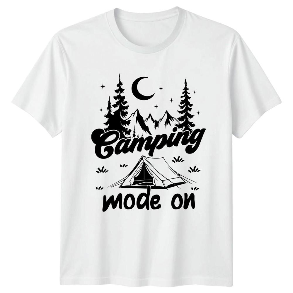 Camping Mode On TShirt Outdoor Adventure Camping Birthday Gift For Him And Her S