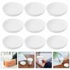 50 Pcs Disposable Paper Cup Lid Plastic Cups Coffee with for Lids Tea Covers Travel Mugs Drinks