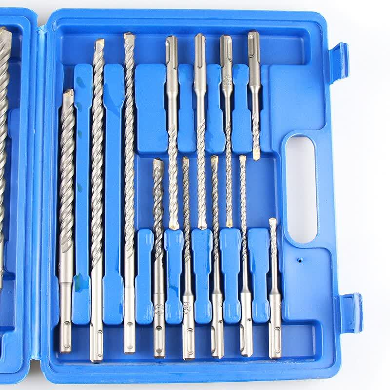 HESIDIGE Electric Hammer Drill Bit & Chisel Set