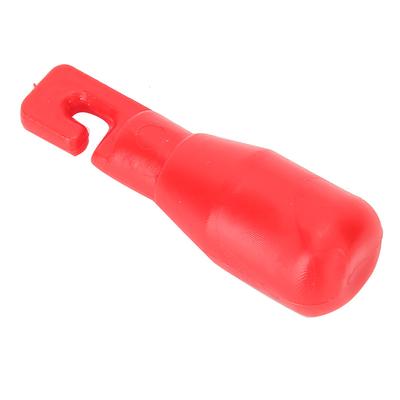 2 piezas Accesorio de Repuesto para Punta de Bastón Tipo Gancho para Bastón de Paseo para Ciegos Bastón Rojo