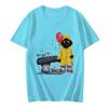Men's Brand T-shirts Tops Funny Black Cat Tshirts Graphic T Shirts Harajuku Streetwear Hip Hop T Shirt Clothing Horror Cat Tees T-Shirts Men’s