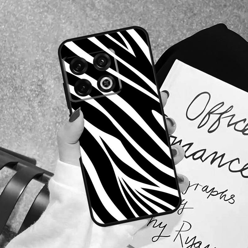 Cow Zebra Pattern Case For OnePlus 10 Pro 10T 8T 13T 15 13 12 11 15R 13R 12R Nord 5 CE 4 2 3 Lite N20 N30 Cover