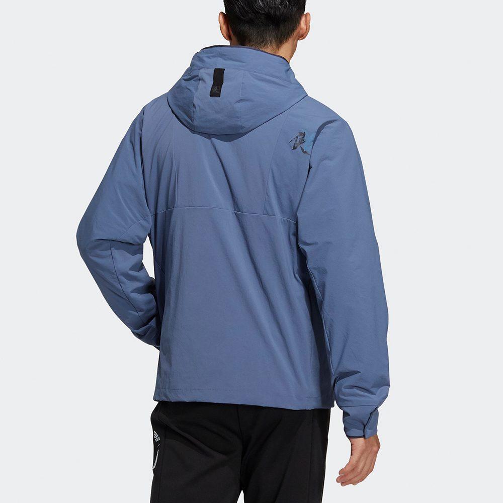 Adidas Wu Ji Collection Jackets Men's Sky Blue Hooded Moderate Other HE5118