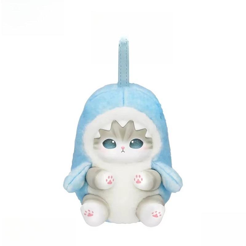 Nuova Serie di Gatti Squalo Carini ad Alto Valore Scatola Cieca a Sorpresa, Portachiavi in VinilePeluche Sacca Regali di Compleanno Per Bambini e Adulti Scatola Misteriosa