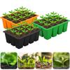3-1PC Silicone Seed Trays 12 Holes Cell Propagator Growth Thickening Seedling Start Growth Tray For Greenhouse Seed Starter Tray