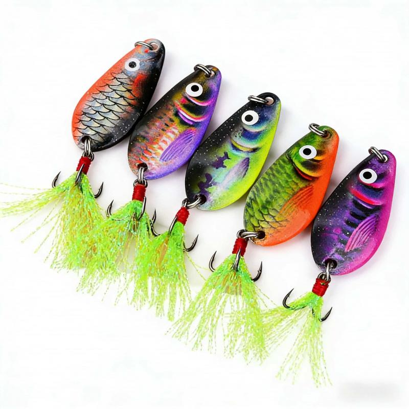 4.5CM11GTossingVIBLure Bait Metal Spinner Full Swim Layer Vibrating Fake Bait for Bass and Red Snapper
