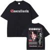 Rapper Blanooperla Cosculluela Album Tour T Shirt Unisex Harajuku High Street Oversized T-shirts Men Hip Hop 100% Cotton T-shirt