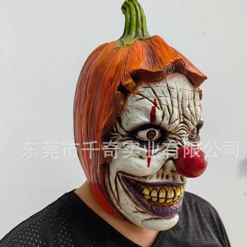 New Pumpkin Mask Halloween Horror Mask Easter Haunted House Costume Funny Party Prank Props