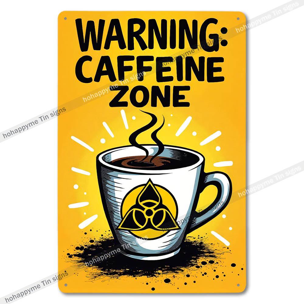 Vintage Coffee Metal Tin Sign Cafe Wall Art Decor Living Room Home Pubs Bar Decoration