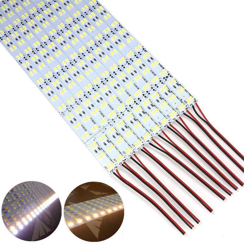 LED5630 Niedervolt-Hartlichtleiste: Einzel-/Doppelreihe, 12V, 72/144 LEDs, Hohe Helligkeit für Wohnzimmer oder Schmuckschrank.
