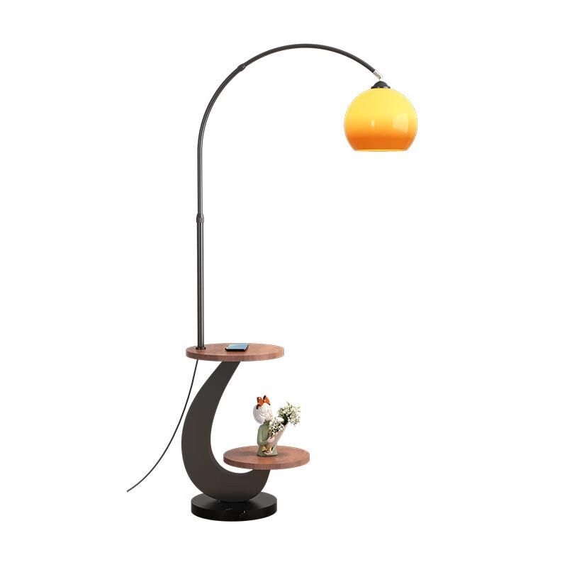 UOSU Fishing Floor Lamp with Storage Shelf