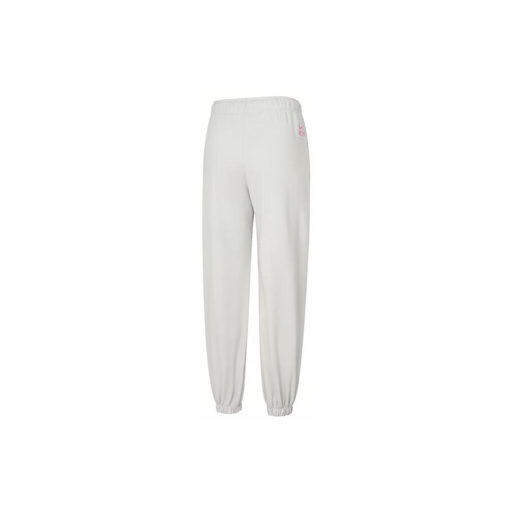 Nike Alphabet Print Drawstring Knit Joggers Women Bottoms White FN1903-025