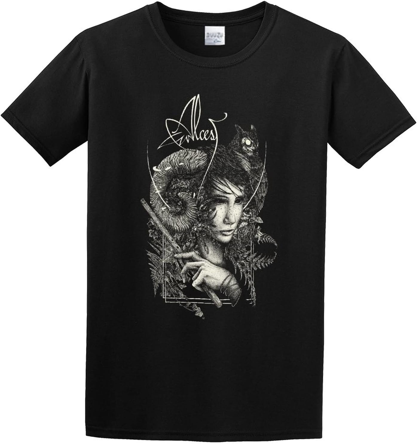 Moon Phases Cycle Wicca Wiccan Witch Pagan Goth Unisex Short Sleeve T Shirts Black XL чёрный