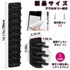 Hat Storage Holder Holds 10 Hats Spring Clip Type Mountable Adhesive Screw Mounting Available Closet Prevents Hats from Losing Display Storage