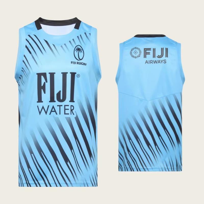2026 Fiji Rugby Sleeveless Training Singlet Summer New Men Basketball Jersey Vest Breathable Quick Drying Singlet FamilyMatching