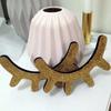 1Pair Nordic Style Cute Wooden 3D Eyelash Wall Sticker Decor Children Kids Baby Room Background Wall Sticker Home Decoration