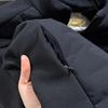 Men's Ribbed Cotton Padded Jacket - Warm Stand Collar for Autumn/Winter, Suitable for Mid-Age and Youth, Casual Versatile Layering.
