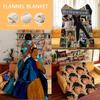 Celebrity J-Jackie C-Chan Throw Flannel Cozy Print Blanket, Portable, Durable Machine Washable Cute Cool
