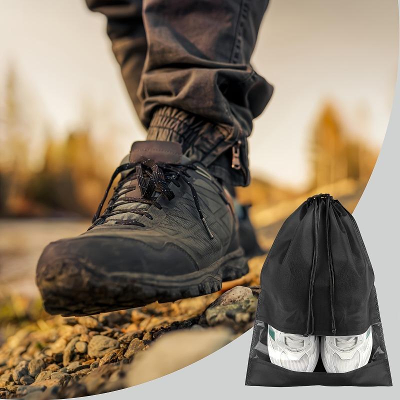 10pcs Shoes Storage Bag Closet Organizer Non-woven Waterproof Portable Pocket Clothing Classified Hanging Bags Travel Organizer