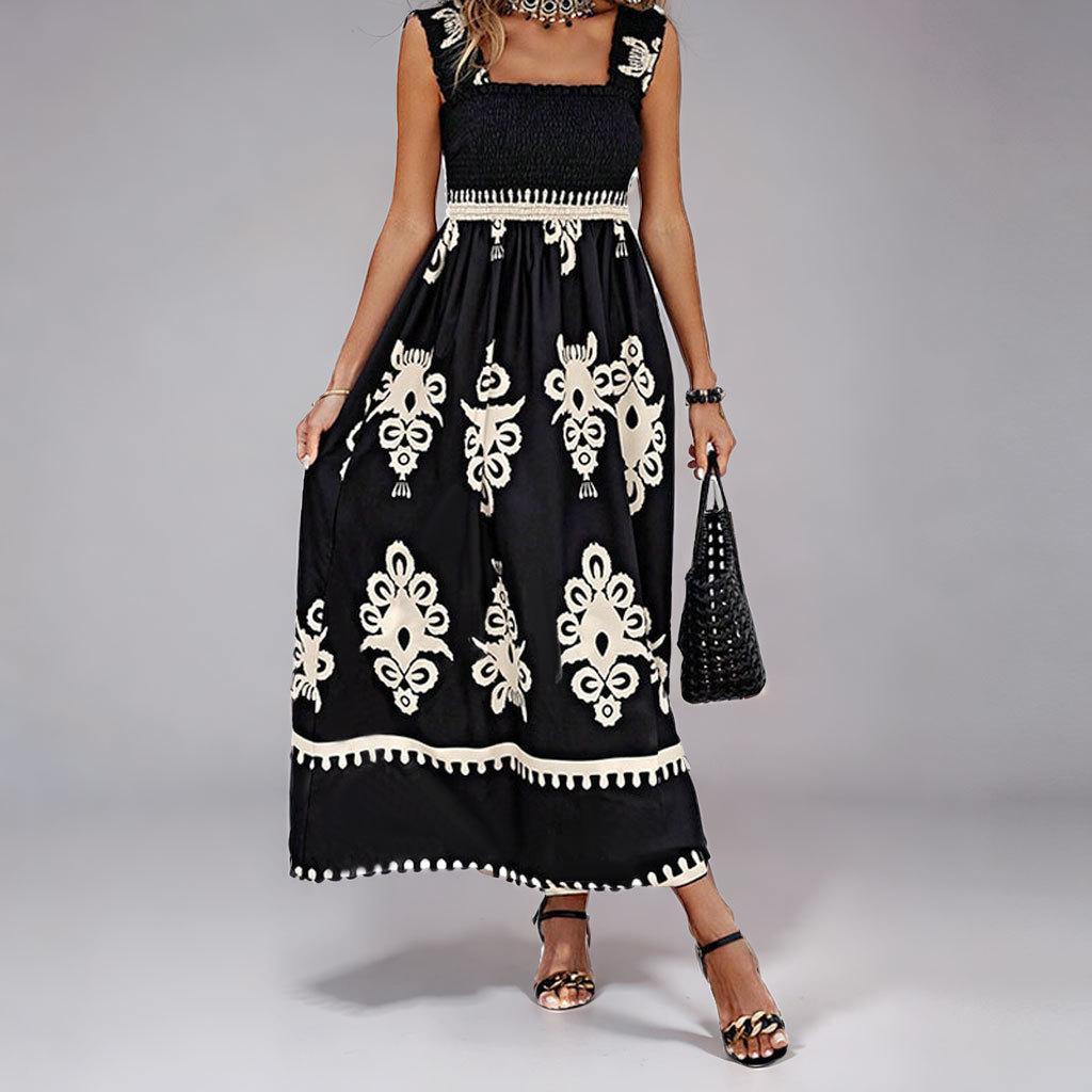 New Summer Women's Clothing Elegant and Fashionable Printed Dress