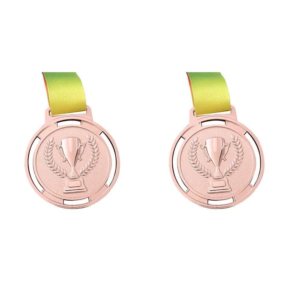 1-8pcsFootball Medal School Sports Gold Silver Bronze Motion Honor Commemorative Medal for Souvenir Gift Outdoor Sport Kids Toys