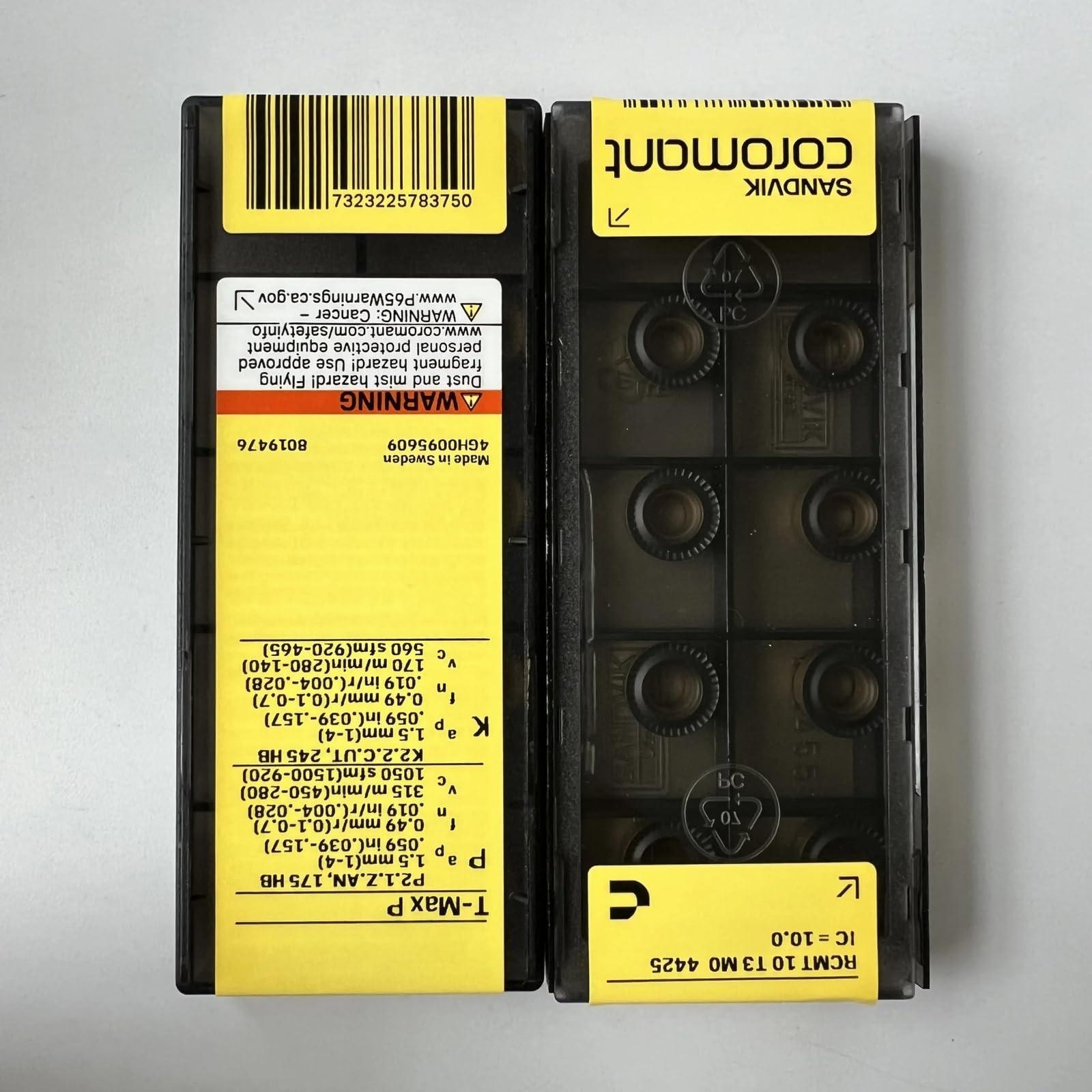 

Original Sandvik / RCMT10T3M0 4425 CNC lathe carbide blade tool 10 Pcs