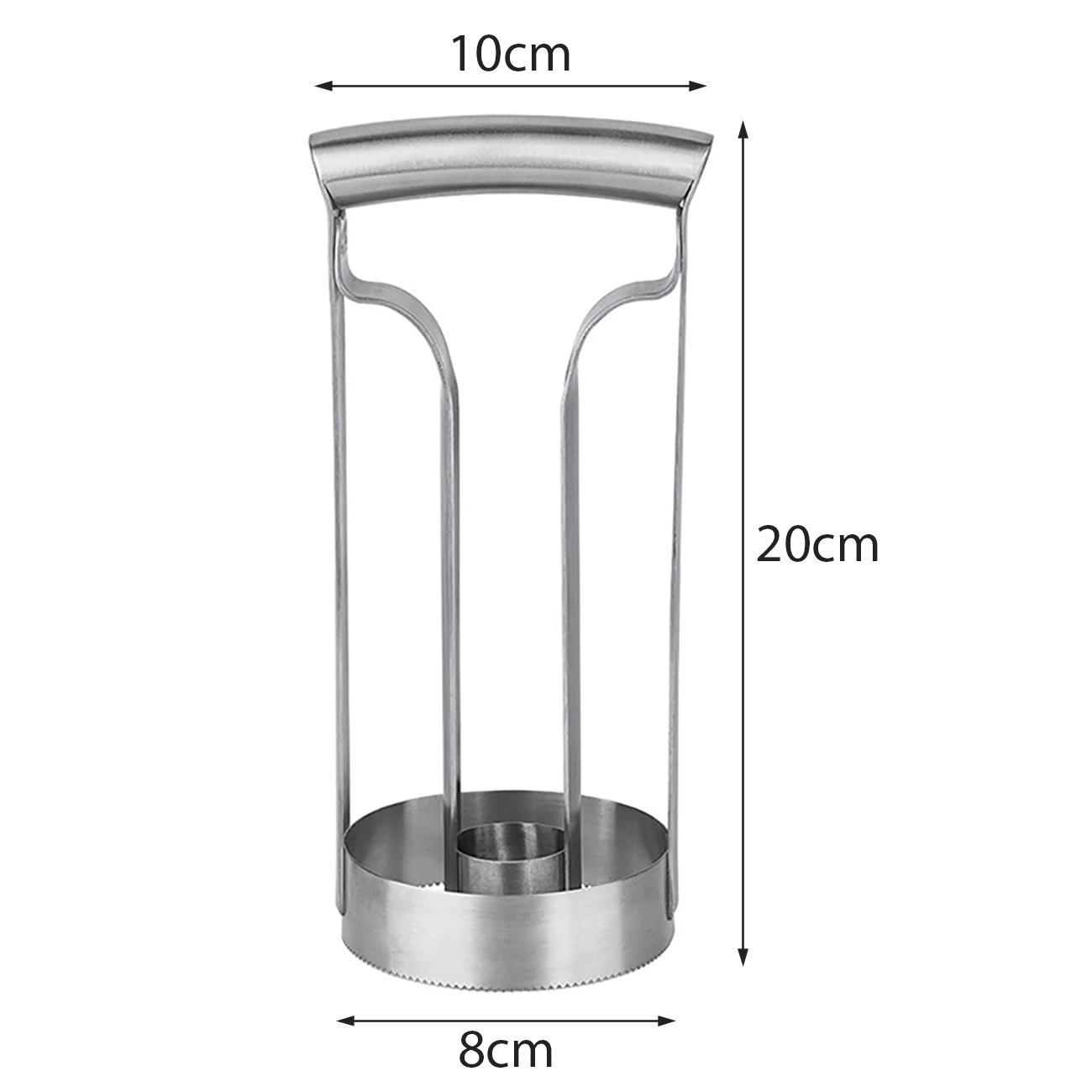 

Нож для чистки ананаса из нержавеющей стали, экстрактор мякоти ананаса, машина для нарезки, удаления сердцевины и кожуры, кухонный нож, слайсер, фруктовые инструменты A1
