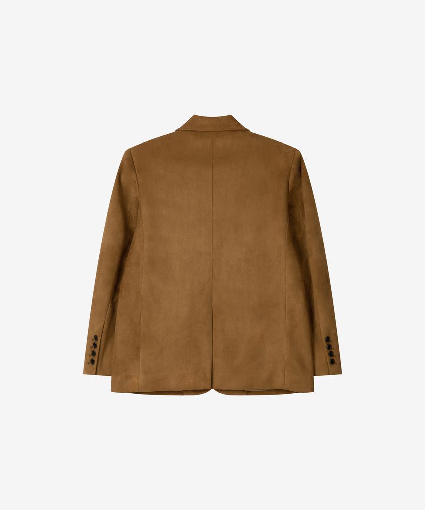 Basika Suede Single Jacket_Brown