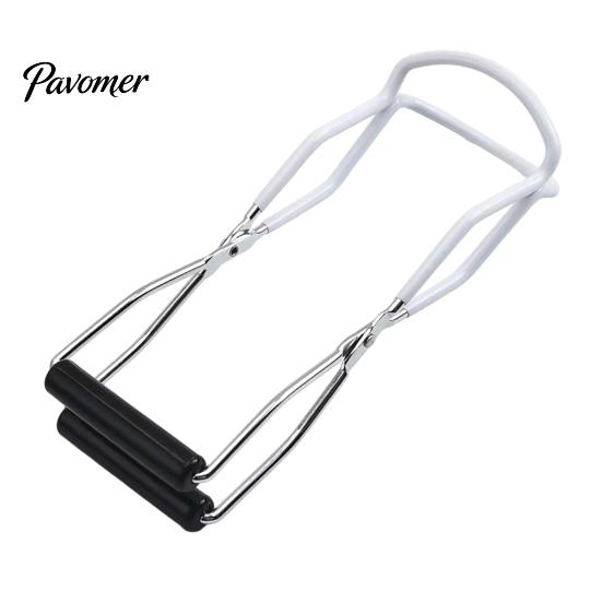 Canning Jar Grabber Tool Stainless Steel Tongs, Multipurpose Kitchen Lifter Plate Bowl Safe Handling Gripper, Non Slip Heat Resistant Clamp