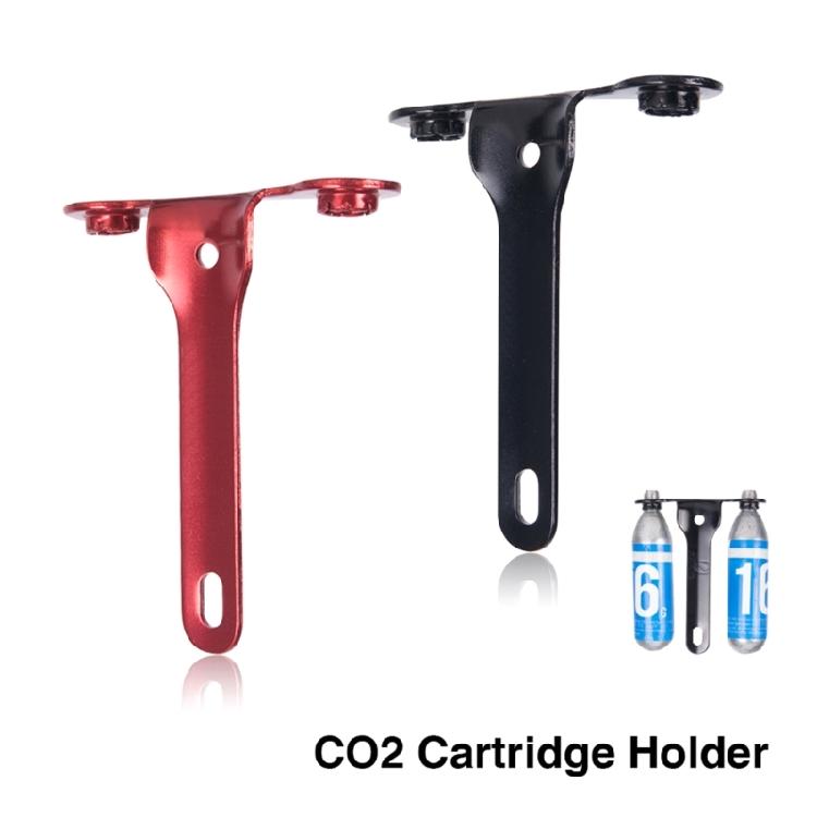 CO2 Cartridges Holder Bracket Mountain Bike Inflating Cartridges Holder Bottle Cage Mount Can Mount 2 Cartridges